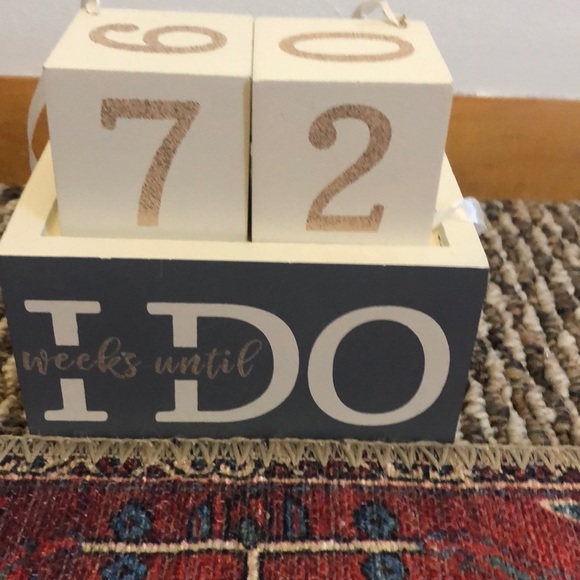 Wedding Countdown blocks - Picture 2 of 2